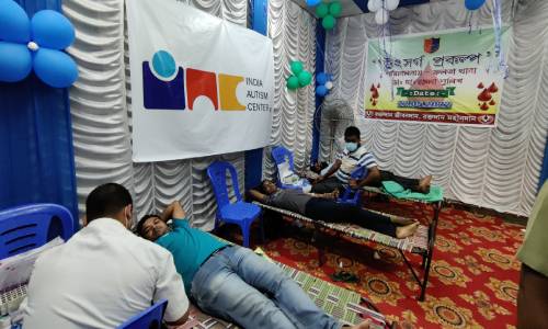 Sponsoring a Blood Donation Camp in Falta (Food and Umbrellas) – 2022